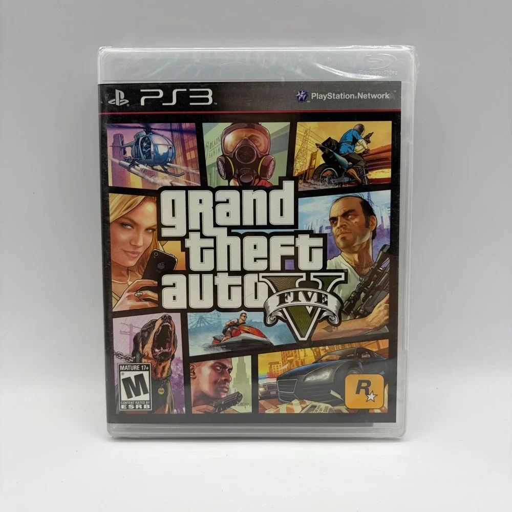 Grand Theft Auto V GTA 5 Sony PlayStation 3 PS3 Rockstar Games 2013 Action RPG